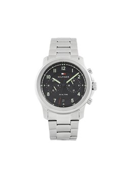 Tommy Hilfiger Zegarek Wesley 1710626 Srebrny ze sklepu MODIVO w kategorii Zegarki - zdjęcie 181052257