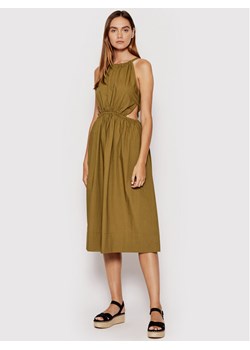 Sisley Sukienka letnia 4JOZLV00U Brązowy Regular Fit ze sklepu MODIVO w kategorii Sukienki - zdjęcie 181052288