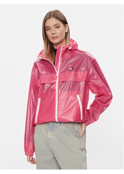 Tommy Jeans Wiatrówka Tjw Glossy Tech Chicago Ext DW0DW17229 Różowy Regular Fit ze sklepu MODIVO w kategorii Kurtki damskie - zdjęcie 181052376
