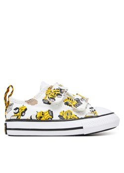 Converse Trampki Chuck Taylor All Star Construction Truck Easy-On A12610C Biały ze sklepu MODIVO w kategorii Trampki dziecięce - zdjęcie 181052395