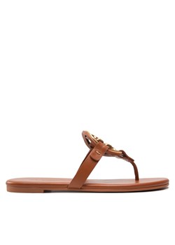 Tory Burch Japonki Miller 136593 Brązowy ze sklepu MODIVO w kategorii Klapki damskie - zdjęcie 181052418