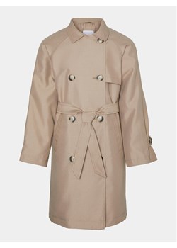 Vero Moda Girl Trencz Doreen 10302607 Beżowy Regular Fit ze sklepu MODIVO w kategorii Płaszcze damskie - zdjęcie 181052467