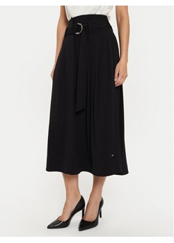 Tommy Hilfiger Spódnica midi Utility WW0WW42252 Czarny Regular Fit ze sklepu MODIVO w kategorii Spódnice - zdjęcie 181052508