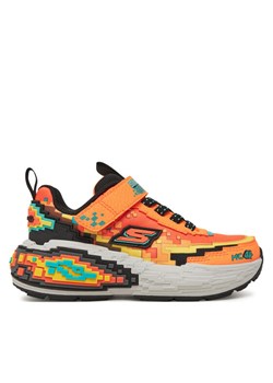 Skechers Sneakersy Mega-Craft 4K- 402160L/ORBK Pomarańczowy ze sklepu MODIVO w kategorii Buty sportowe dziecięce - zdjęcie 181052639
