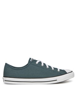 Converse Trampki Chuck Taylor All Star Dainty A12566C Zielony ze sklepu MODIVO w kategorii Trampki damskie - zdjęcie 181052756
