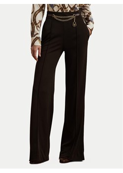 LAUREN RALPH LAUREN Spodnie materiałowe 200953573001 Brązowy Wide Leg ze sklepu MODIVO w kategorii Spodnie damskie - zdjęcie 181052789