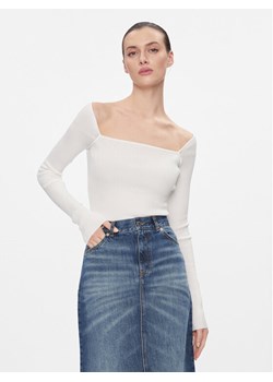 MAX&Co. Bluzka Tolone Biały Slim Fit ze sklepu MODIVO w kategorii Bluzki damskie - zdjęcie 181052896