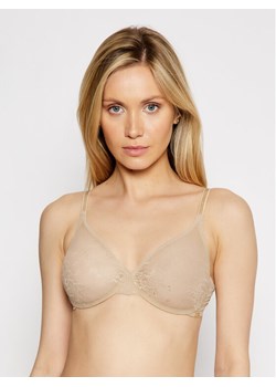 Gossard Biustonosz z fiszbiną Lace Sheer 13001 Beżowy ze sklepu MODIVO w kategorii Biustonosze - zdjęcie 181053066