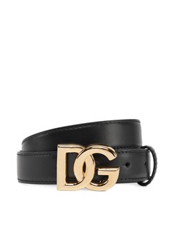 Dolce&Gabbana Pasek Damski BE1447 AW576 80999 Czarny ze sklepu MODIVO w kategorii Paski damskie - zdjęcie 181053206