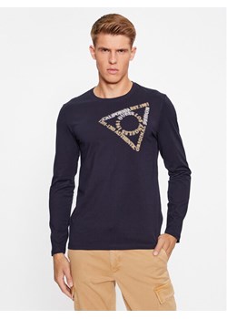 Guess Longsleeve M3BI14 I3Z14 Granatowy Slim Fit ze sklepu MODIVO w kategorii T-shirty męskie - zdjęcie 181053265