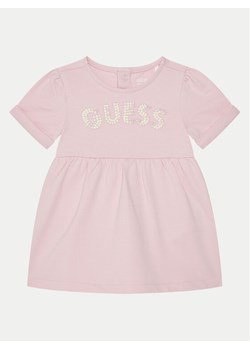 Guess Komplet bluzka i półśpiochy S5RG03 KAN04 Różowy ze sklepu MODIVO w kategorii Śpiochy - zdjęcie 181053306