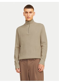 Jack&Jones Sweter Perfect 12257773 Beżowy Regular Fit ze sklepu MODIVO w kategorii Swetry męskie - zdjęcie 181053408