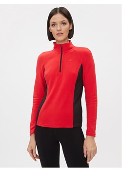 4F Bielizna termoaktywna górna 4FAW23UFLEF032 Czerwony Slim Fit ze sklepu MODIVO w kategorii Bielizna termoaktywna damska - zdjęcie 181053497