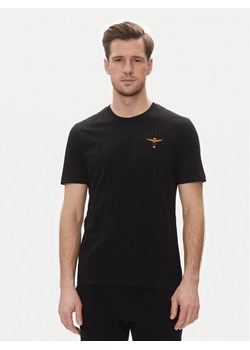 Aeronautica Militare T-Shirt 251TS1580J372 Czarny Regular Fit ze sklepu MODIVO w kategorii T-shirty męskie - zdjęcie 181053587