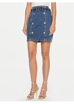 Guess Spódnica jeansowa W4YD0Q D55M0 Niebieski Regular Fit ze sklepu MODIVO w kategorii Spódnice - zdjęcie 181053657
