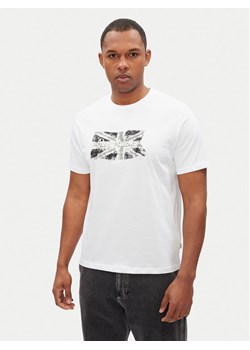 Pepe Jeans T-Shirt Flag PM509720 Biały Regular Fit ze sklepu MODIVO w kategorii T-shirty męskie - zdjęcie 181053675