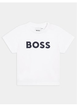 Boss T-Shirt J05P12 M Biały Regular Fit ze sklepu MODIVO w kategorii T-shirty chłopięce - zdjęcie 181053747