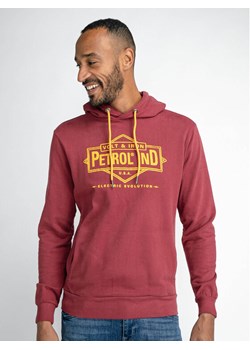 Petrol Industries Bluza M-1030-SWH302 Czerwony Regular Fit ze sklepu MODIVO w kategorii Bluzy męskie - zdjęcie 181053777