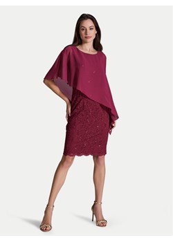 Swing Sukienka koktajlowa 77760410 Bordowy Regular Fit - id: 0000304893407 - marki Swing - 181053847 Swing Sukienka koktajlowa 77760410 Bordowy Regular Fit ze sklepu MODIVO w kategorii Sukienki - zdjęcie 181053847