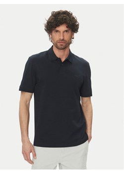 BOSS Polo Pe_Interlock 50520109 Granatowy Regular Fit ze sklepu MODIVO w kategorii T-shirty męskie - zdjęcie 181053885