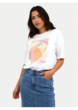 Kaffe T-Shirt Mira 10508592 Biały Regular Fit ze sklepu MODIVO w kategorii Bluzki damskie - zdjęcie 181053937