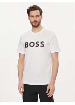 Boss T-Shirt Tee 1 50506344 Biały Regular Fit ze sklepu MODIVO w kategorii T-shirty męskie - zdjęcie 181053995