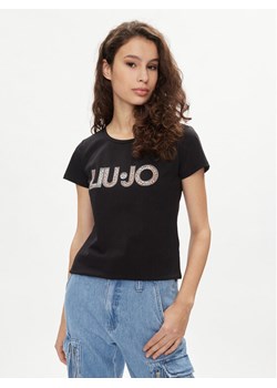 Liu Jo T-Shirt VA4105 JS003 Czarny Regular Fit ze sklepu MODIVO w kategorii Bluzki damskie - zdjęcie 181054136
