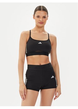 adidas Biustonosz sportowy Hyperglam IS4491 Czarny ze sklepu MODIVO w kategorii Biustonosze - zdjęcie 181054227