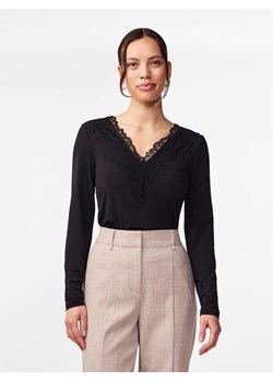 YAS Bluzka Lori 26032834 Czarny Regular Fit ze sklepu MODIVO w kategorii Bluzki damskie - zdjęcie 181054275