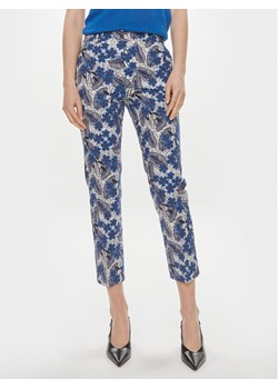 Weekend Max Mara Spodnie materiałowe Ravello 2415131102 Granatowy Slim Fit ze sklepu MODIVO w kategorii Spodnie damskie - zdjęcie 181054389