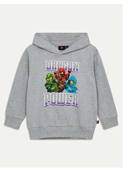 LEGO Bluza Ninjago 12011409 Szary Relaxed Fit ze sklepu MODIVO w kategorii Bluzy chłopięce - zdjęcie 181054435