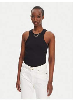 TWINSET Top 251TT2400 Czarny Slim Fit ze sklepu MODIVO w kategorii Bluzki damskie - zdjęcie 181054528