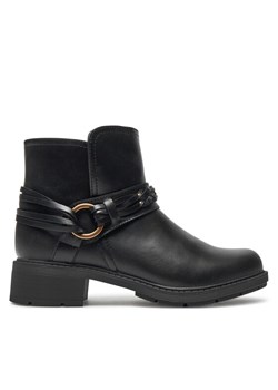 Clarks Botki Hearth Kaylie 26179613 Czarny ze sklepu MODIVO w kategorii Botki - zdjęcie 181054665