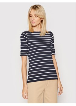 Lauren Ralph Lauren Bluzka 200701085002 Granatowy Slim Fit ze sklepu MODIVO w kategorii Bluzki damskie - zdjęcie 181054767