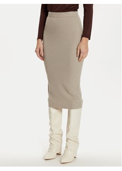 Vero Moda Spódnica ołówkowa Fantastic 10320638 Szary Slim Fit ze sklepu MODIVO w kategorii Spódnice - zdjęcie 181054778
