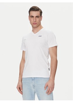 SCHOTT N.Y.C. T-Shirt TSCASUALV Biały Regular Fit ze sklepu MODIVO w kategorii T-shirty męskie - zdjęcie 181054857