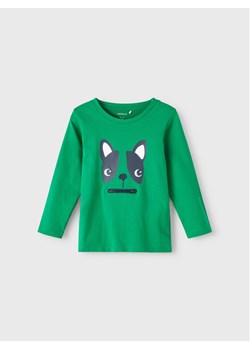 NAME IT Bluzka 13210252 Zielony Regular Fit ze sklepu MODIVO w kategorii T-shirty chłopięce - zdjęcie 181054885