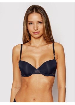 Tommy Hilfiger Biustonosz balkonetka UW0UW02420 Granatowy ze sklepu MODIVO w kategorii Biustonosze - zdjęcie 181054966