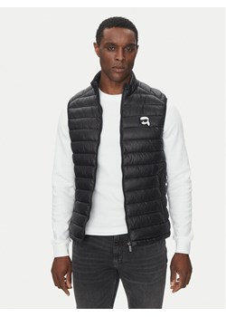 KARL LAGERFELD Bezrękawnik 505711 500590 Czarny Regular Fit ze sklepu MODIVO w kategorii Kamizelki męskie - zdjęcie 181055005