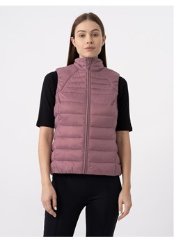 4F Bezrękawnik 4FAW23TVESF072 Różowy Slim Fit ze sklepu MODIVO w kategorii Kamizelki damskie - zdjęcie 181055006