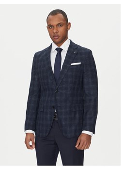 BOSS Marynarka H-Hutson-233 50535057 Granatowy Slim Fit ze sklepu MODIVO w kategorii Marynarki męskie - zdjęcie 181055229