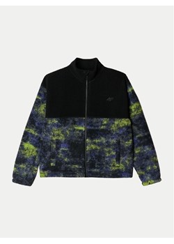 4F Polar 4FJWAW24TFLEM246 Czarny Loose Fit ze sklepu MODIVO w kategorii Bluzy chłopięce - zdjęcie 181055308