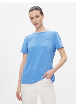 Tommy Hilfiger T-Shirt 1985 WW0WW37877 Niebieski Regular Fit ze sklepu MODIVO w kategorii Bluzki damskie - zdjęcie 181055405