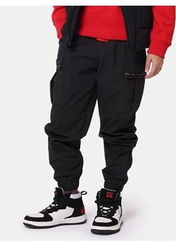 Hugo Spodnie materiałowe G00176 D Czarny Loose Fit ze sklepu MODIVO w kategorii Spodnie chłopięce - zdjęcie 181055438