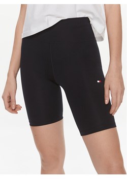 Tommy Hilfiger Kolarki Essentials Hw Flag Fitted Short WW0WW41112 Granatowy Skinny Fit ze sklepu MODIVO w kategorii Szorty - zdjęcie 181055449