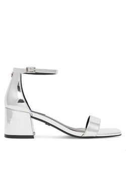 Nine West Sandały ERMINA FF-2308 Srebrny ze sklepu MODIVO w kategorii Sandały damskie - zdjęcie 181055477