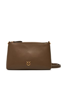 PINKO Torebka Flat Horizontal Mini PE 25 PCPL 104277 A0F1 Khaki ze sklepu MODIVO w kategorii Listonoszki - zdjęcie 181055588