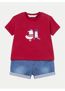 Mayoral Komplet t-shirt i spodenki 1209 Czerwony Regular Fit ze sklepu MODIVO w kategorii Komplety niemowlęce - zdjęcie 181055649