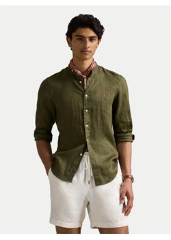 Polo Ralph Lauren Koszula 710968925003 Khaki Slim Fit ze sklepu MODIVO w kategorii Koszule męskie - zdjęcie 181055677