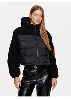 Alpha Industries Kurtka zimowa 138001 Czarny Regular Fit ze sklepu MODIVO w kategorii Kurtki damskie - zdjęcie 181055749